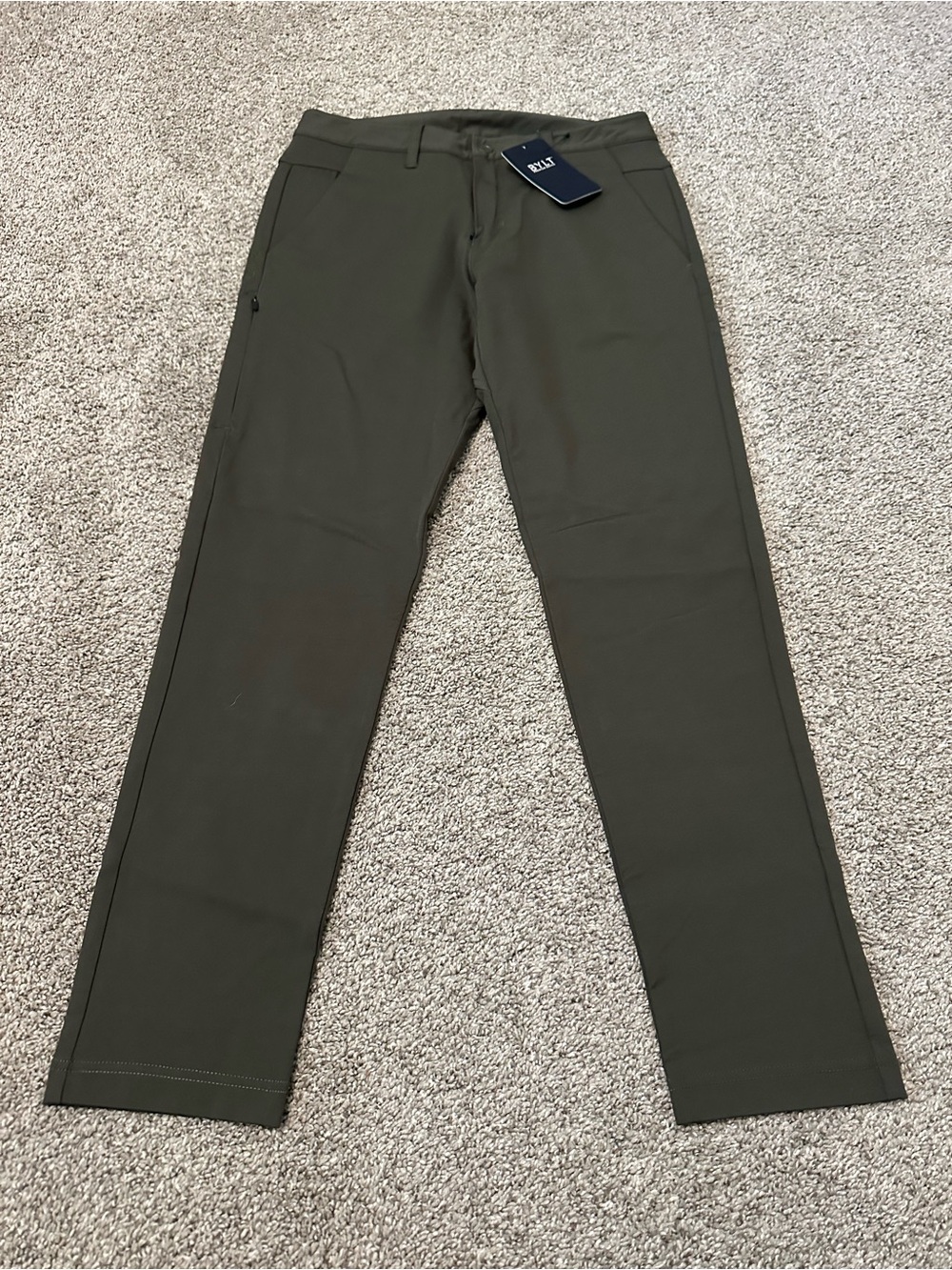 NWT BYLT Basics Olive Green Men's Pants